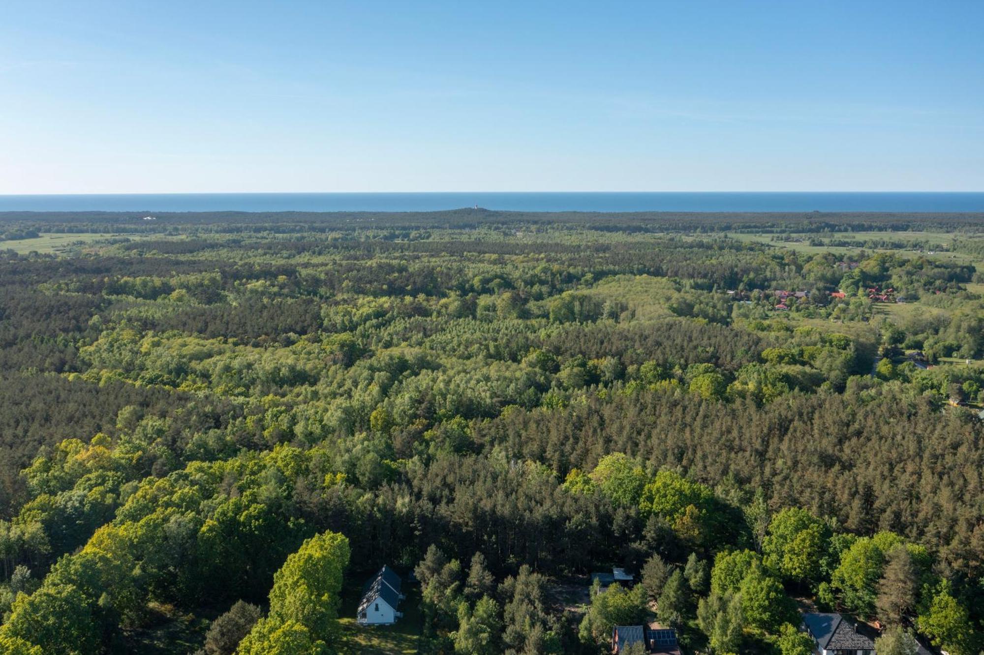 Westfalowachatka Domek Z Jacuzzi Sasino Exteriér fotografie