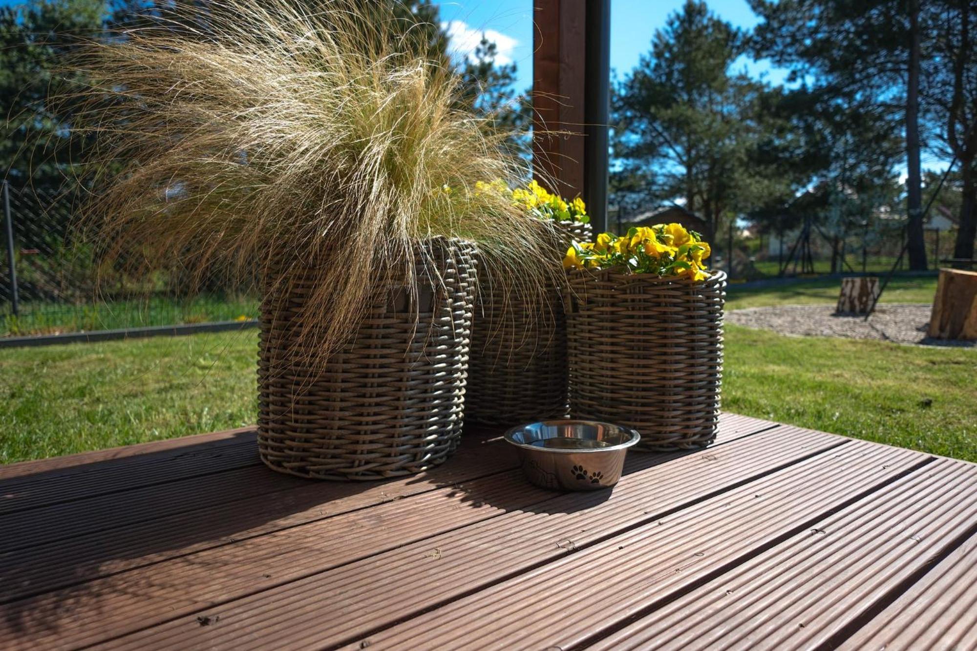 Westfalowachatka Domek Z Jacuzzi Sasino Exteriér fotografie